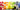 Collage of bright, colorful fruits in rainbow order.